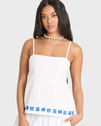 Camiseta sin mangas tejida Sun Stamp