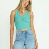 Camiseta sin mangas «Under Palm Trees»
