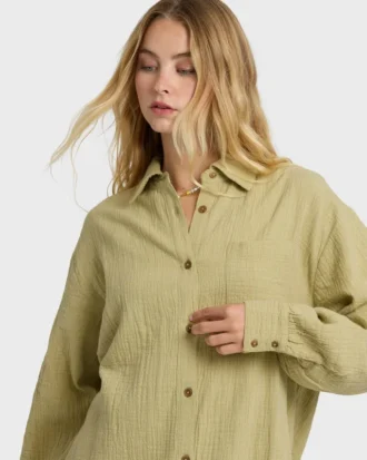 Camiseta tejida de manga larga Wanderer lisa