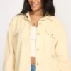 Chaqueta de pana de manga larga Fadeaway Chaqueta de pana de manga larga Fadeaway