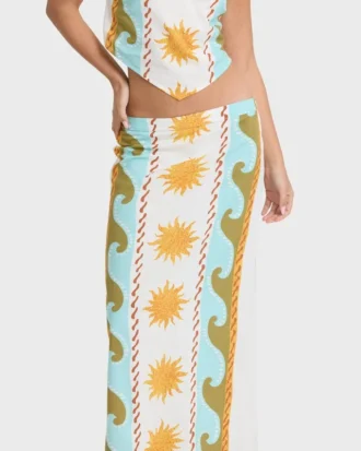 Falda midi Tides Call