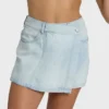 Falda pantalón Jade lavada con sal