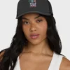 Gorra de camionero con estampado floral