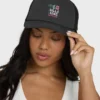 Gorra de camionero con estampado floral