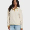 Jersey de felpa Sherpa con media botonera de Streamer