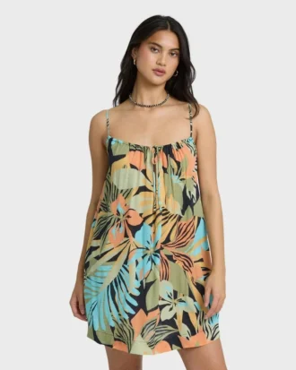 Minivestido con estampado Beach Song