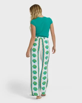 Pantalones con cintura elástica Coastal Crush