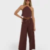 Pantalones con cintura elástica Double Take