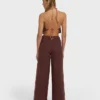 Pantalones con cintura elástica Double Take