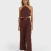 Pantalones con cintura elástica Double Take