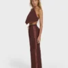 Pantalones con cintura elástica Double Take