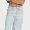 Pantalones con cintura elástica y lavado salado Jade Pantalones con cintura elástica y lavado salado Jade