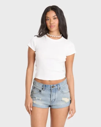 Pantalones cortos de denim Get Low