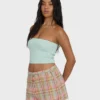 Pantalones cortos de tejido Sweet Check Pantalones cortos de tejido Sweet Check