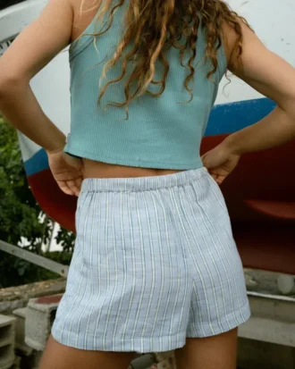 Pantalones cortos tejidos con estampado Wanderer