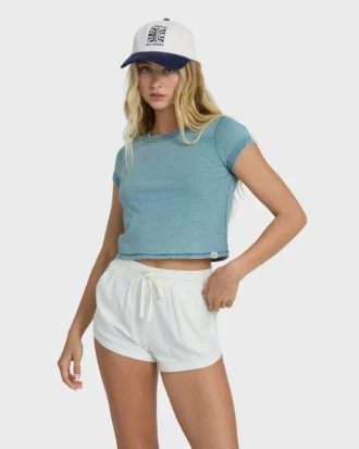 Pantalones cortos tejidos lisos Road Trippin