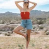 Pantalones cortos vaqueros cortados Riley Pantalones cortos vaqueros cortados Riley