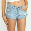 Pantalones cortos vaqueros de talle bajo