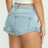 Pantalones cortos vaqueros de talle bajo