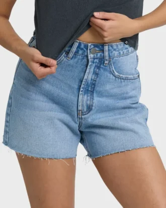 Pantalones cortos vaqueros cortados Riley