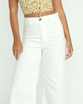 Pantalones de sarga de cintura alta Free Fall