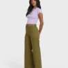 Pantalones de sarga de cintura alta Free Fall Pantalones de sarga de cintura alta Free Fall