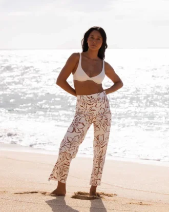 Pantalones de sarga estampados Free Fall
