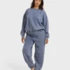 Pantalones jogger con lavado salino Pantalones jogger con lavado salino