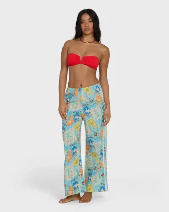 Pantalones Palm Grove con cintura elástica
