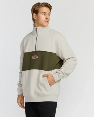 Sudadera con cuello alto y cremallera de 3/4 de Bad Dog
