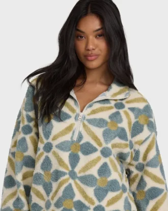 Sudadera con media cremallera All the Time Sherpa