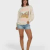 Sudadera de cuello redondo Coastal Paradise Sudadera de cuello redondo Coastal Paradise