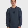 Sudadera de cuello redondo de felpa ecológica
