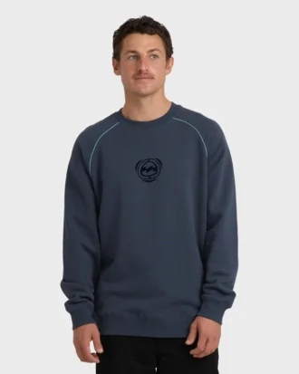 Sudadera de cuello redondo de felpa ecológica