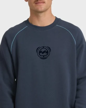 Sudadera de cuello redondo de felpa ecológica