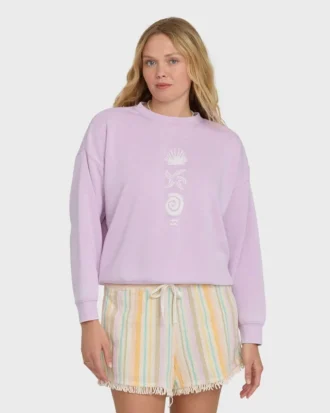 Sudadera de cuello redondo Echo Burnout