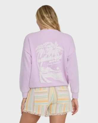 Sudadera de cuello redondo Echo Burnout