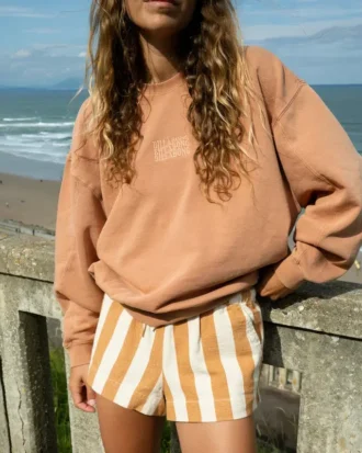 Sudadera de cuello redondo Kendal decolorada