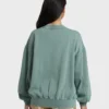 Sudadera de cuello redondo Kendal decolorada