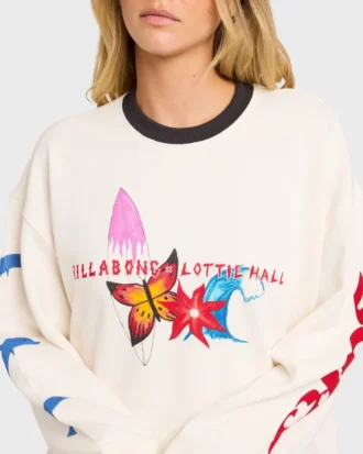 Sudadera de cuello redondo Lottie Hall Sudadera de cuello redondo Lottie Hall