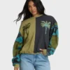 Sudadera de cuello redondo Split Palm Kendal Sudadera de cuello redondo Split Palm Kendal