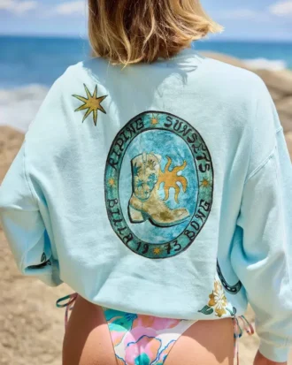 Sudadera de cuello redondo Sunset Rider Kendal Sudadera de cuello redondo Sunset Rider Kendal