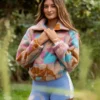 Sudadera de forro polar Sherpa con media cremallera A/Div Barra