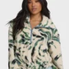 Sudadera de forro polar Sherpa con media cremallera A/Div Barra