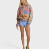Sudadera de forro polar Sherpa con media cremallera A/Div Barra