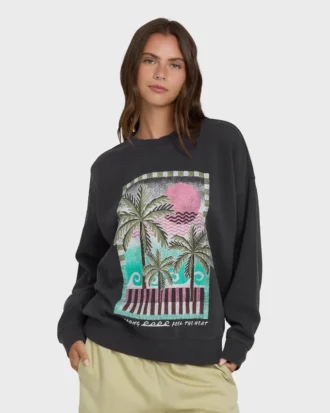 Sudadera Echo de cuello redondo