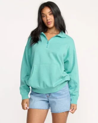 Sudadera Hula con media cremallera
