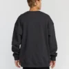 Sudadera icónica de cuello redondo con relieve