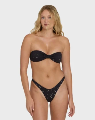 Top de bikini bandeau con lazo tipo pañuelo «Eye on You»