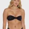 Top de bikini bandeau con lazo tipo pañuelo «Eye on You» Top de bikini bandeau con lazo tipo pañuelo «Eye on You»
